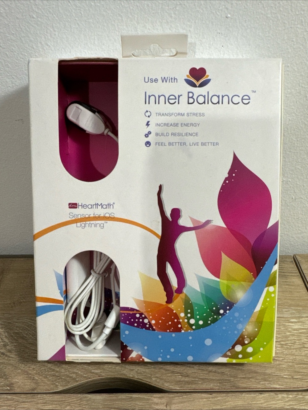 HeartMath Inner Balance Lightning Wired Ear Sensor for iOS Lightning Works - Picture 5 of 11